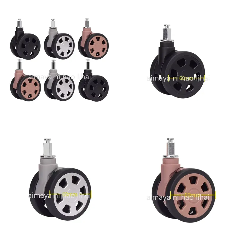 Silent Replacement Luggage Wheels - Evrensel yedek bagaj tekerlekleri sessiz döner