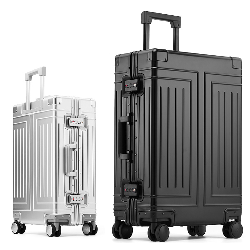 Spinner Wheel Rolling Suitcase 20 Inch - 20/24/26/28 inç alüminyum bavul alaşımlı tekerlekli