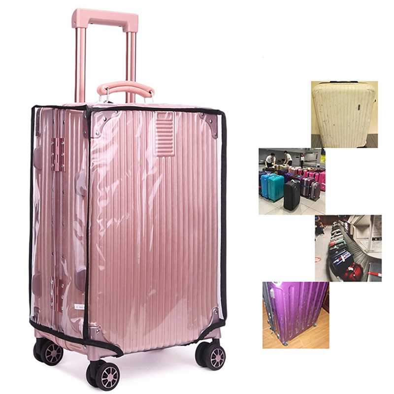 18-30 inç bavul PVC kapak koru - Luggage Protective Cover Transparent incelemesi ve fiyatı