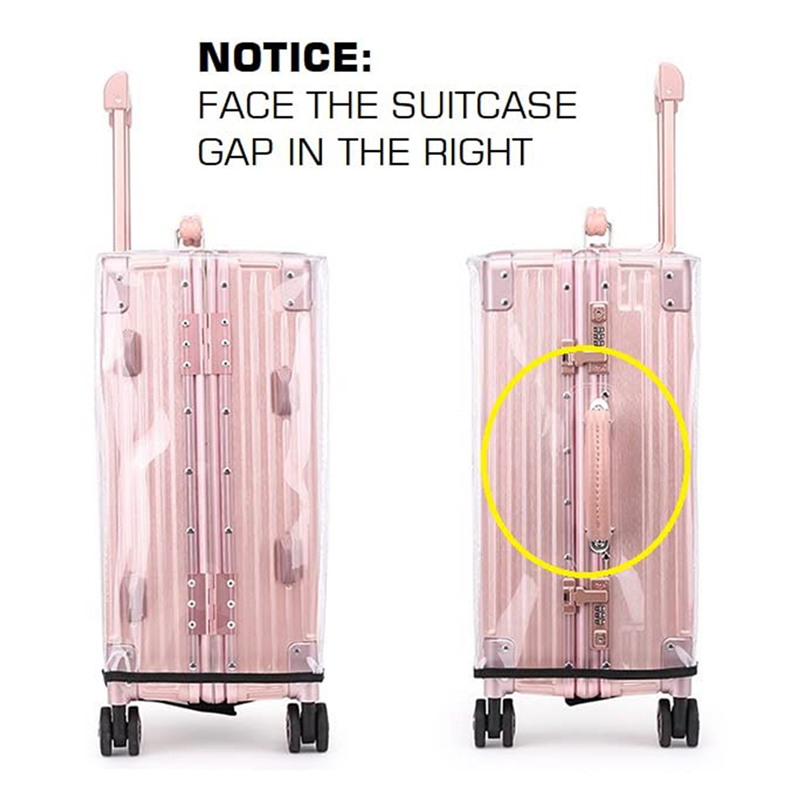 18-30 inç bavul PVC kapak koru - Luggage Protective Cover Transparent incelemesi ve fiyatı