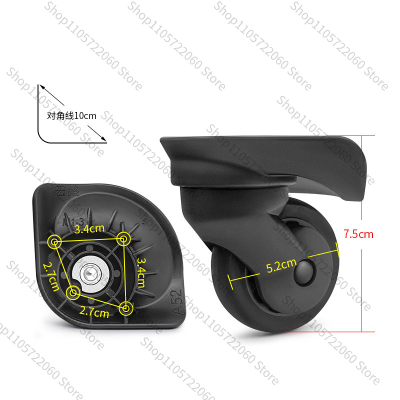 W048 için #   Valiz Tekerleği  - Silent Replacement Luggage Wheels incelemesi ve fiyatı