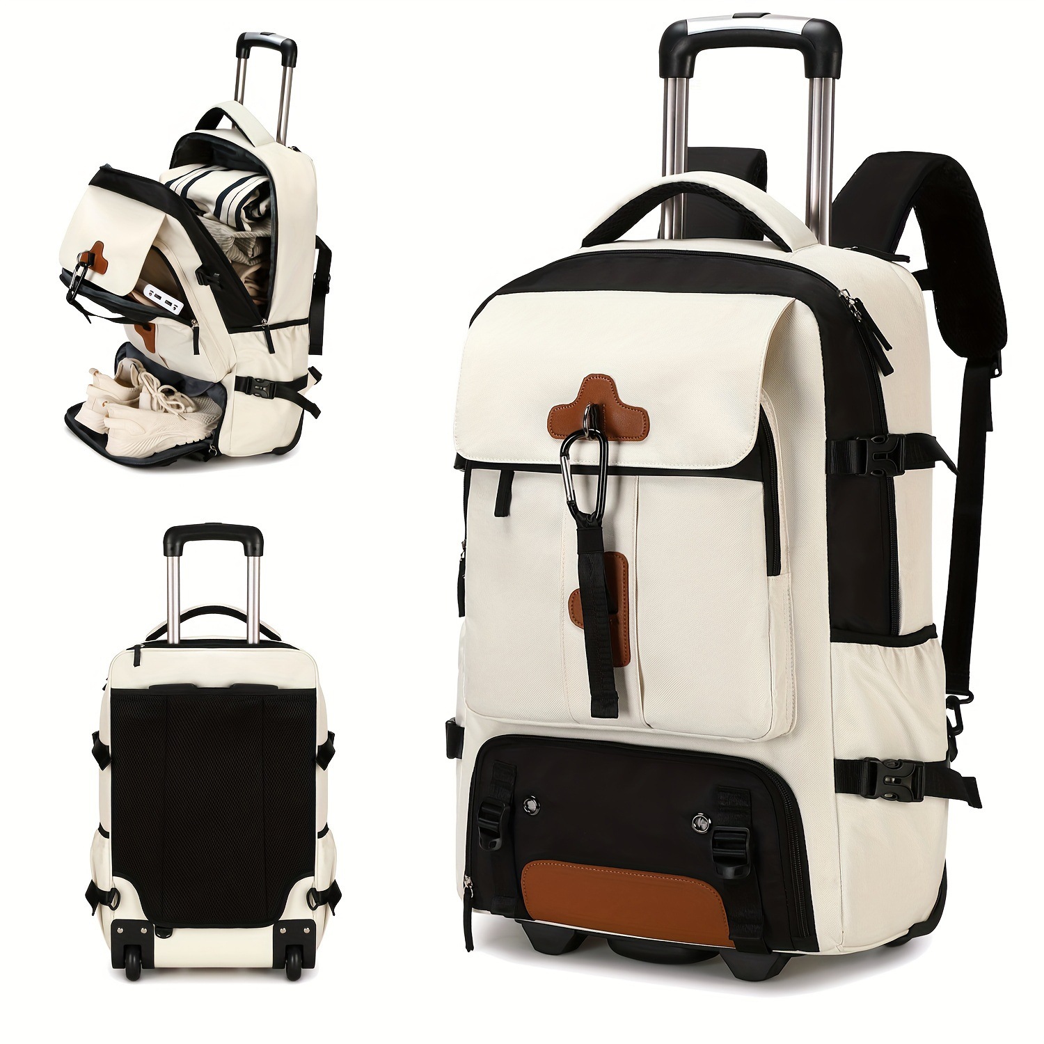 Tekerlekli Sırt Çantası Büyük  - Foldable Rolling Luggage Bag incelemesi ve fiyatı